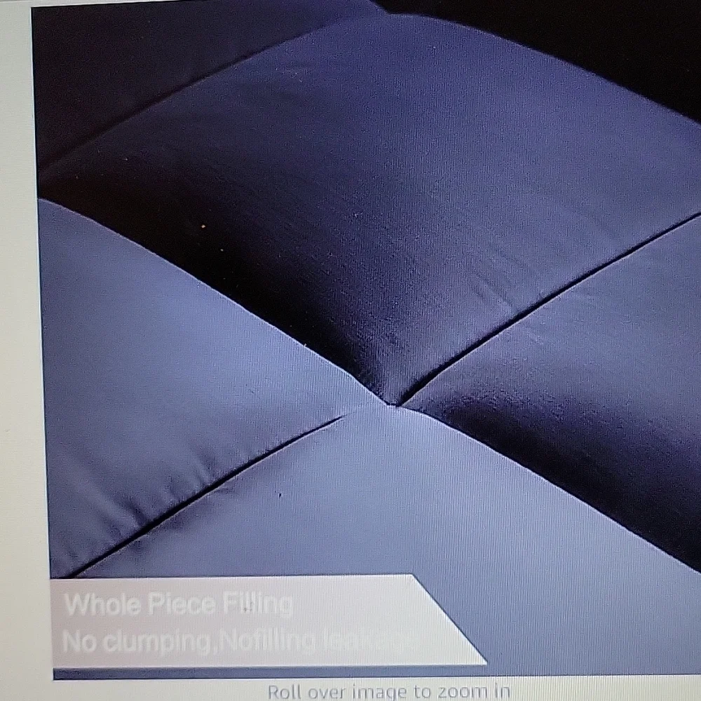 Ashomeli Queen Comforter Duvet cooling Insert corner tabs Dark Gray NEW 88